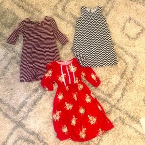 LOT OF 3 DRESSES!!! So cute! Lightly worn!